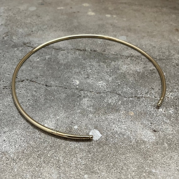 Neck Bangle / Cuff / Metal Choker / Necklace - Etsy Neck Bangle / Cuff / Metal Choker / Necklace - Etsy