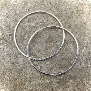 Skinny HOOPs / Earrings / Creoles / Earrings