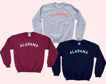 Alabama sweatshirt | Etsy