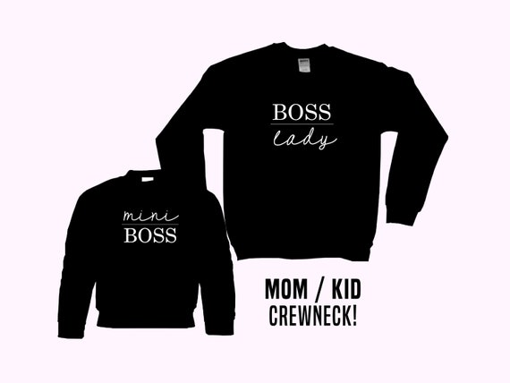 mini boss sweatshirt