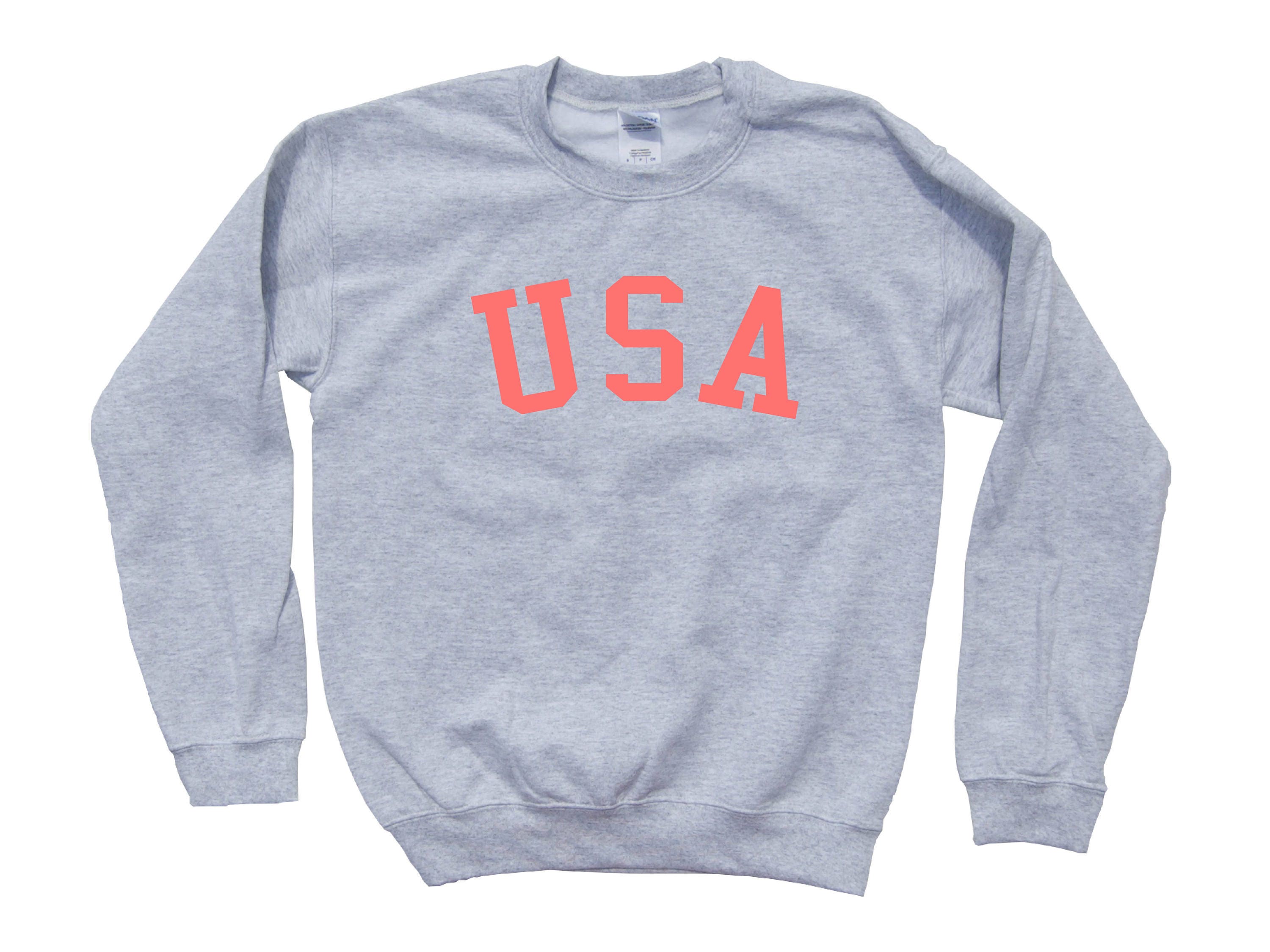 USA Crewneck Sweatshirt | Etsy