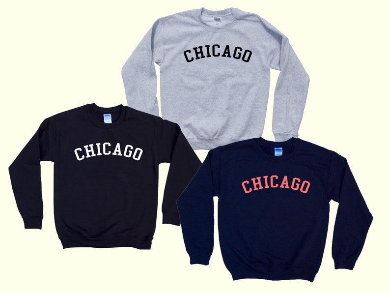 CHICAGO Illinois Crewneck Pride Sweatshirt image 1