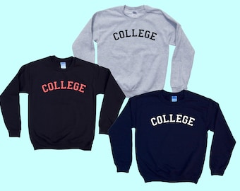 COLLEGE - Crewneck Sweatshirt