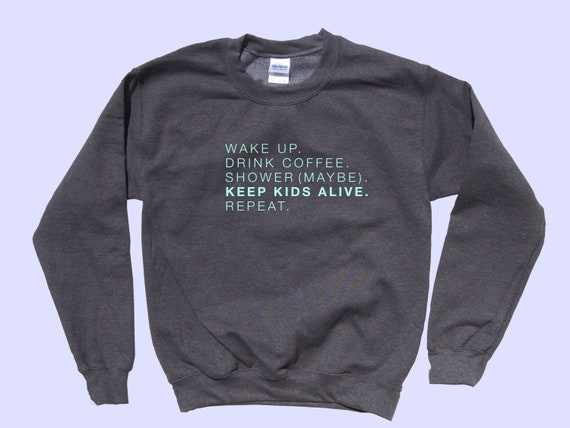 Drinking Coffee To Keep The Kids Alive Drinking Coffee To Keep The Kids Alive