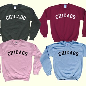 CHICAGO Illinois Crewneck Pride Sweatshirt image 4