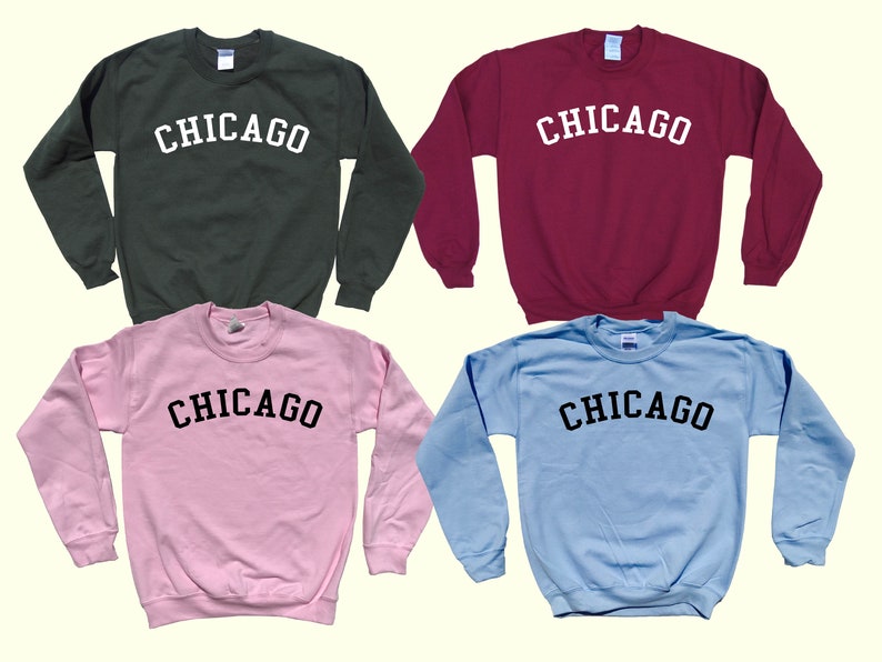 CHICAGO Illinois Crewneck Pride Sweatshirt image 4