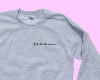 Feminist - On The Heart Crewneck Sweatshirt