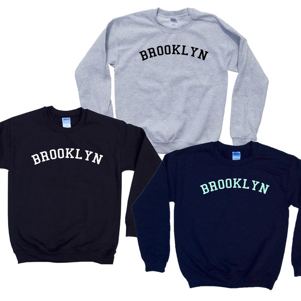 BROOKLYN - New York Crewneck Borough Sweatshirt