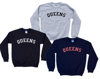 QUEENS - New York Crewneck Borough Sweatshirt