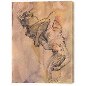 Sapphic Pulp Cover Art Print: Lesbian Wall Decor