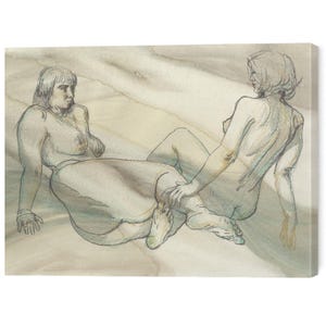 Lesbian Art Print - Retro Sapphic Decor for Modern WLW Living Space