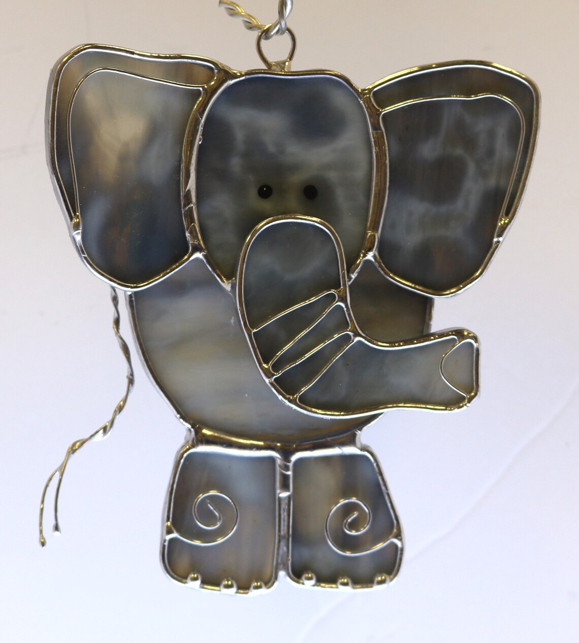 Stained Glass Elephant Etsy