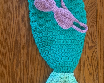 Crochet Baby Ariel Costume