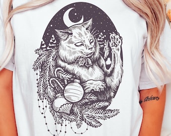 Yule Cat Shirt, Yule Cat Tshirt, Yule Cat Gift