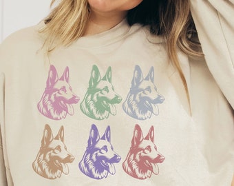 German Shepherd Sweatshirt, Dog Mom Shirt, German Shephard Gift, German Shepherd Shirt