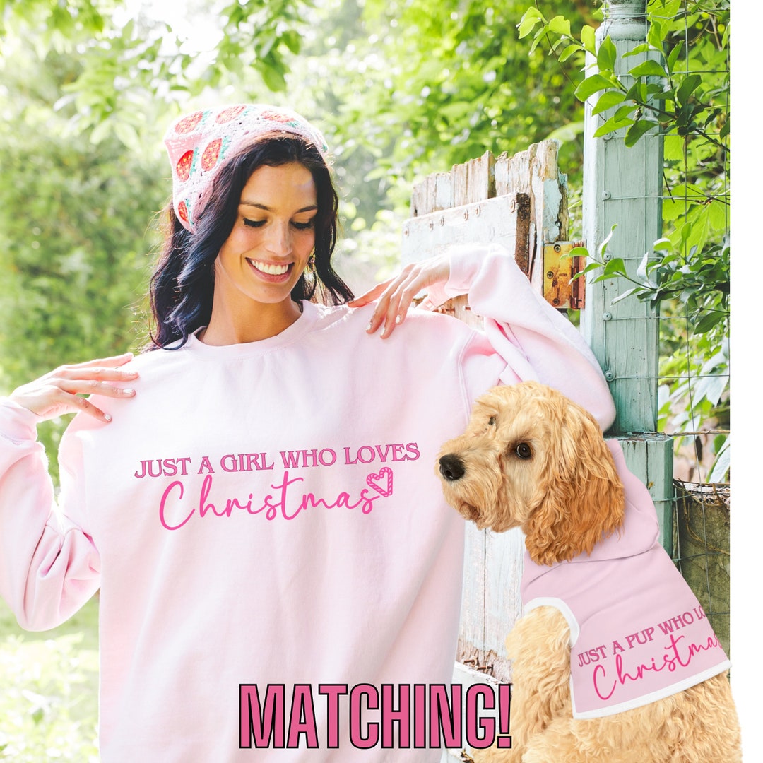 Christmas Hat Letters Santa Claus Print Hoodie Dog And Owner Matching Outfits
