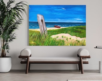 Ostsee Urlaubsträume, Acrylmalerei auf Leinwand