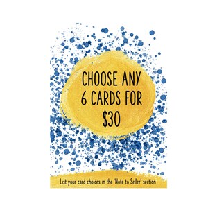 Choose Any 6 Cards, Pick and Choose Cards