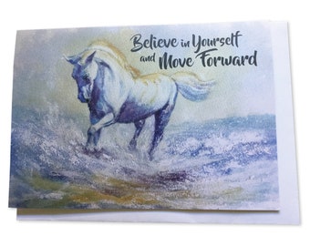 Believe In Yourself And Move Forward Greeting Card