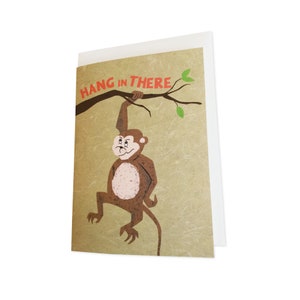 Biglietto d'auguri ispiratore "Hang In There"