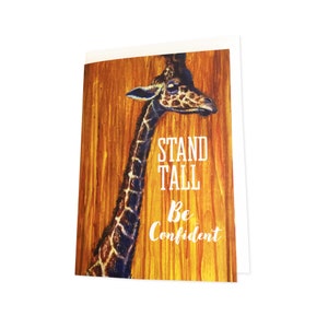 Inspirerende wenskaart Stand Tall