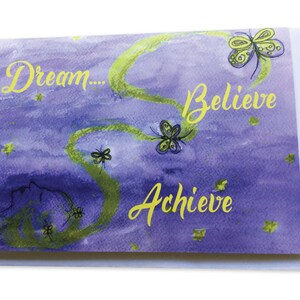 Biglietto d'auguri Dream Believe Achieve