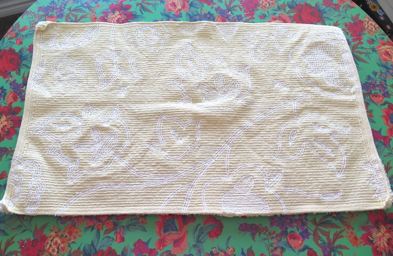 Anthropologie Tufted Bath Mat - Nearly New image 6