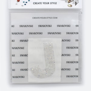 Carta J - Swarovski inicial monograma pegatina - gran regalo - ponerlo en el teléfono, maquete caso, AirPods > Más! Embalado por Zipperstop