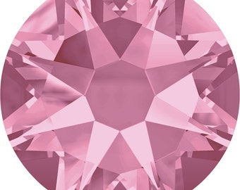 Preciosa Crystals Light Rose - Factory Pack - Hotfix Flat Back - Select Size