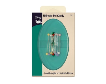 Dritz 799-GREEN Ultimate Pin Caddy, Assorted Colors, 1 PC
