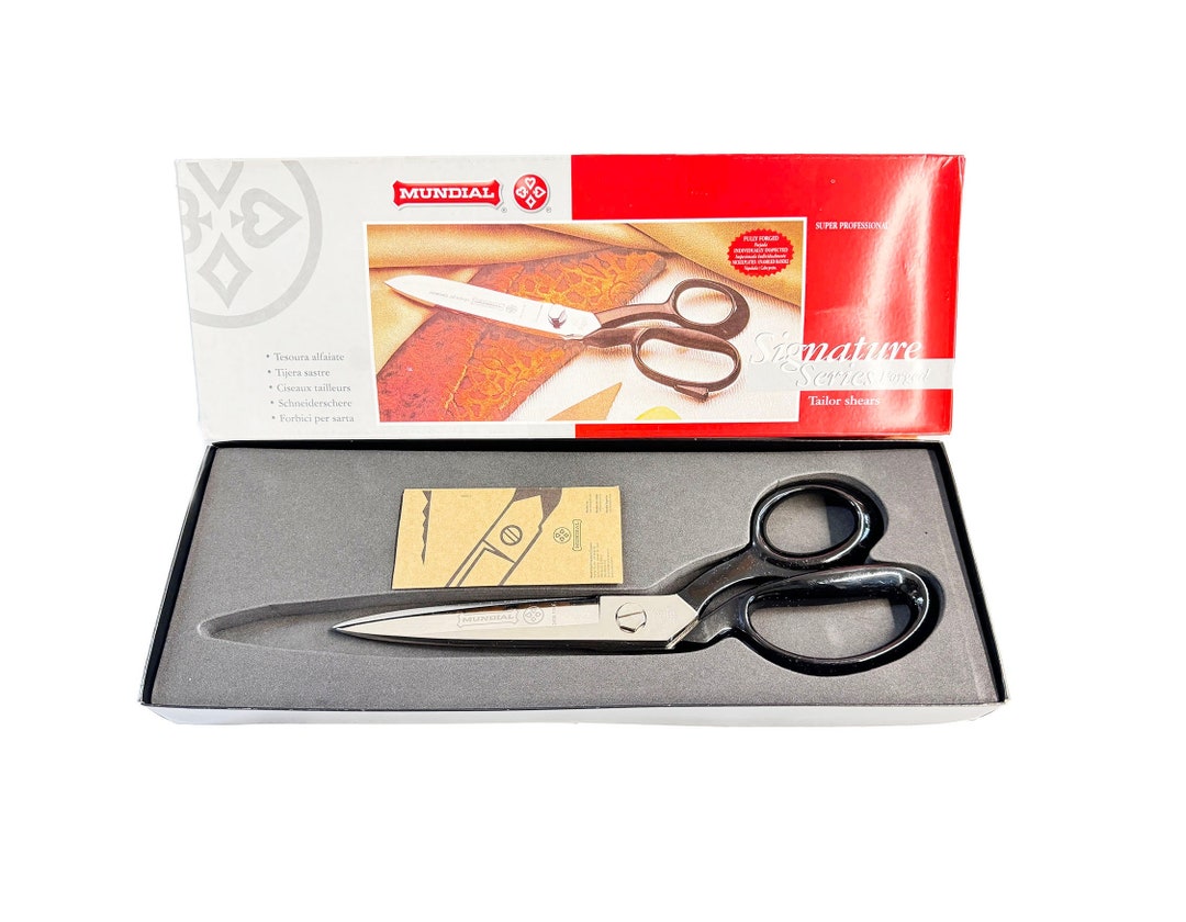 Mundial Forged Bent Trimmers 7 Inch - Industrial Garden Shears With Nickel Blades - View #4