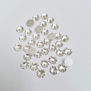 Preciosa Crystals 144 pcs Crystal Clear 20ss Flat backs Rhinestones 4.7mm ss20