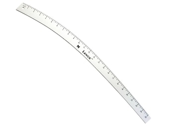 LANCE 24" Aluminum Metal HIP Curve Ruler for Architects Artist Curved Rulers DIY Enthusiast