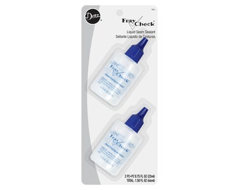 Dritz Fray Check Liquid Seam Sealant (Item Number 1674) - 2 bottles of 0.75 fl oz. of Dritz Fray Check