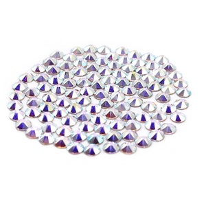 Preciosa Viva Crystal AB Rhinestones Hotfix Flatback - Pack of 72 or 144