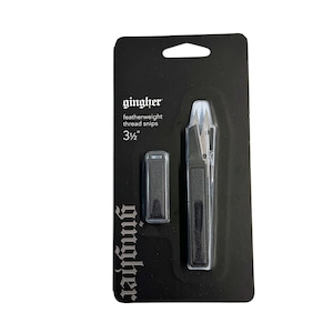 Gingher Featherweight Thread Snip - 3 1/2 Inch Thread Nippers (Gingher220310-1101)