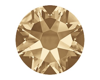 Star Bright 2088 "Crystal Golden Shadow " Flatback Rhinestones - Pick Size / Quantity Per Pack (NO-Hotfix)