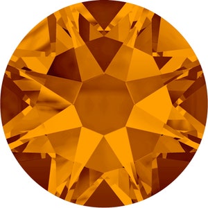 Preciosa Crystals - Sun - Factory Pack - HotFix Flat Back - Select Size