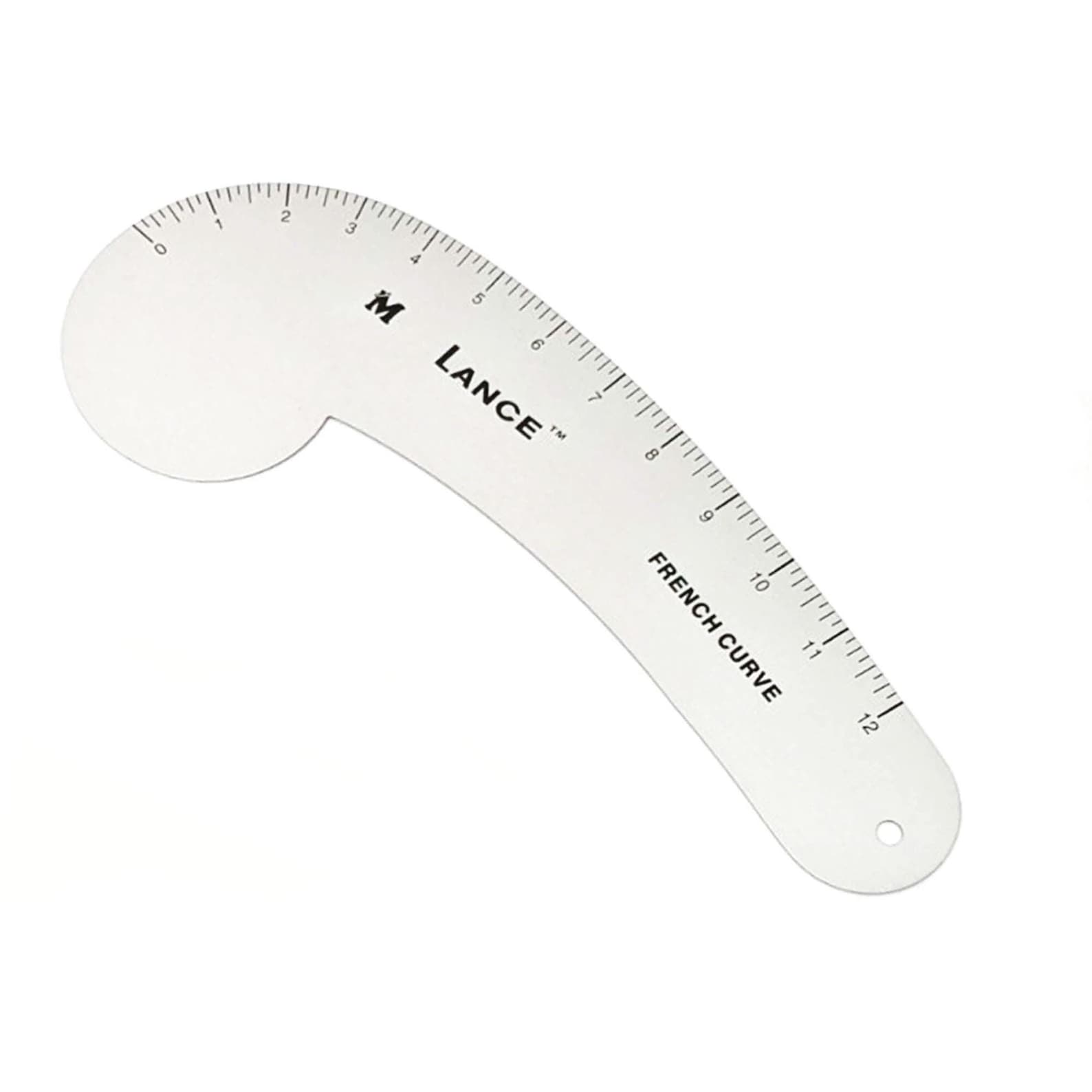 Metal French Ruler LANCE 12