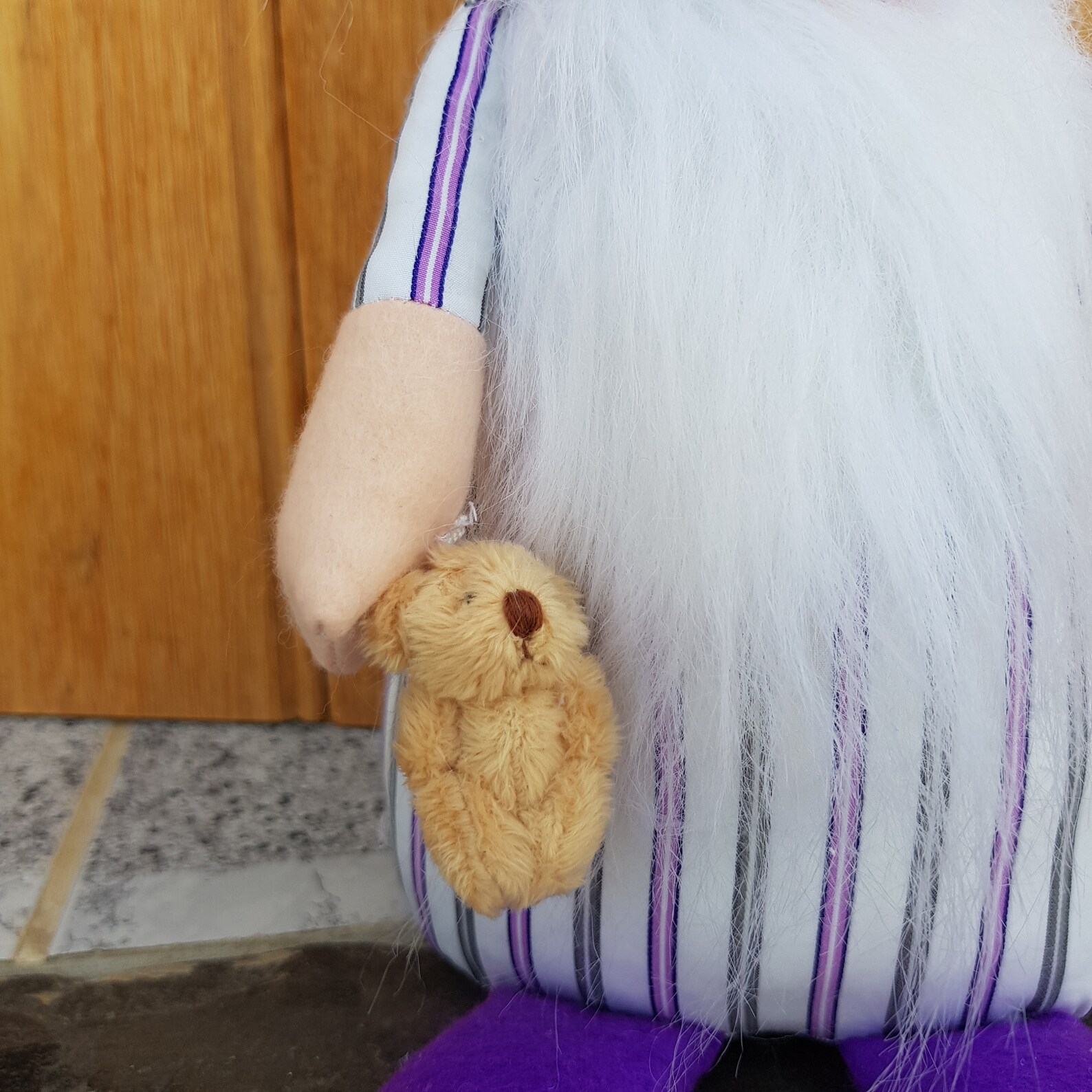 Sleepy Gonk/Gnome Door Stop Stripped nightshirt and cap and Etsy