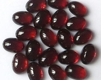 Garnet Loose Stone 10 Pieces Of 7x10mm Natural Pear Garnet Gemstone Cabochon Calibrated Garnet Lot Semi Precious Gemstone Cabochon#AR537