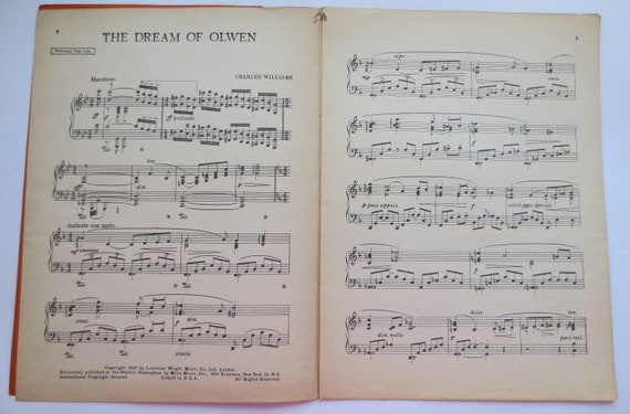 Dream Of Olwen Piano Sheet Music Free Best Music Sheet