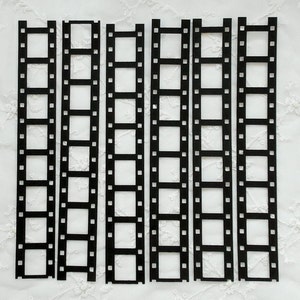 Tall Filmstrip Die Cut,Photo Frame,Picture Filmstrip,Blank Filmstrip,Negative Filmstrip, Filmstrip Clipart,Photo Booth Filmstrip,Mixed Media
