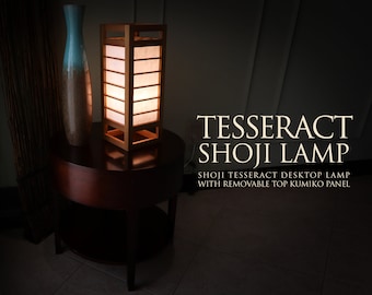 Tesseract Shoji Lamp