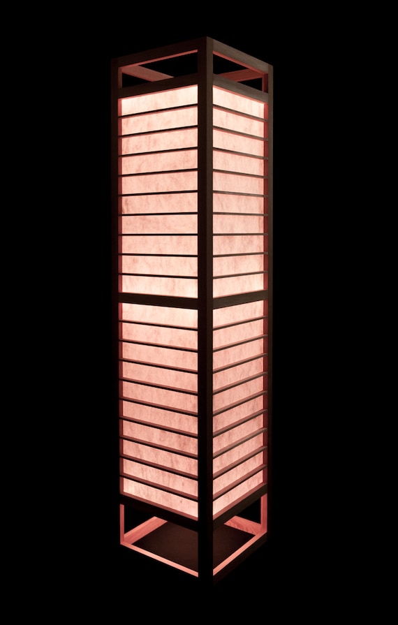 Tesseract Shoji Floor Lamp - Etsy