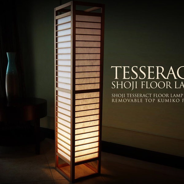 Tesseract  Shoji Floor Lamp