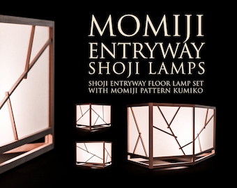 Momiji Entryway Shoji Lamp Set