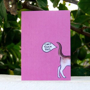 Katze sagt nicht berühren diese - Grußkarten - Blanko-Karten mit Umschlägen - Illustration - Kartenset - Geburtstagskarte - lustige Geschenk