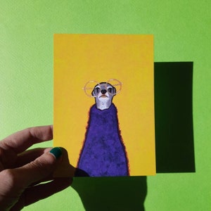 Carte postale Tika - Illustration - Carte fixe - Carte d’anniversaire - Cartes Take Care - Cartes de mode