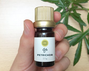 Petrichor Oil – Soaked Earth Fragrance - Mitti, Attar - A Geosmin Infused Scent to Wear, Make Candles, Evoke Memories